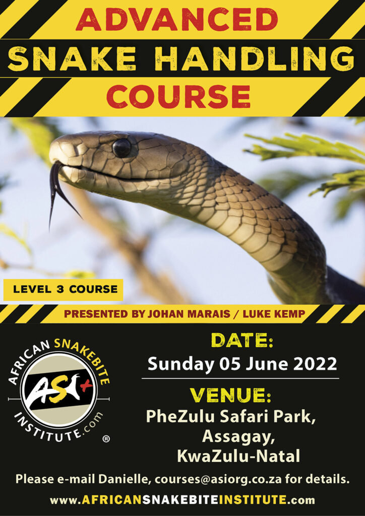 Advanced Snake Handling (KwaZulu-Natal) - 2022-06-05