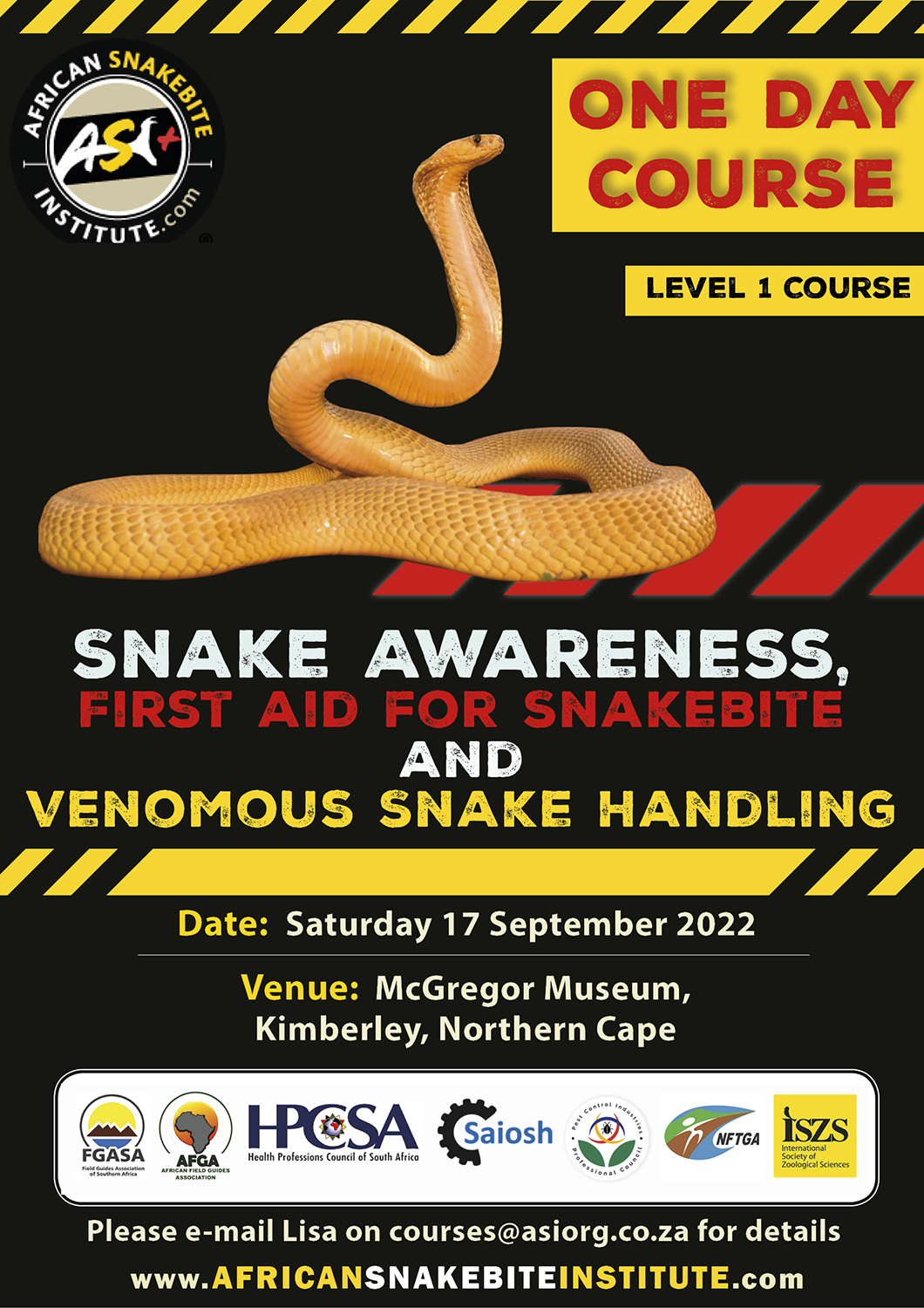 Snake Awareness & Venomous Snake Handling (Northern Cape) - 2022-09-17